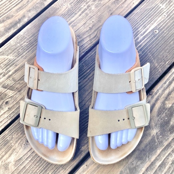 Birkenstock Arizona Split Nubuck Leather Size 8 EUR 38 EC - Picture 3 of 11